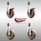 Service Caster 5 Inch 316SS High Temp Glass Filled Nylon 1-1/8 Inch Stem Caster Lck Brake, 2PK SS316TTLEX20S514-GFNSHT-2-S-2-118 - alternate 6